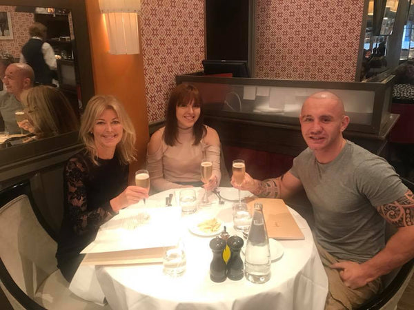 Shaun Stocker's visit to Emma Willis for new Bespoke shirts courtesy of Style for Soldiers