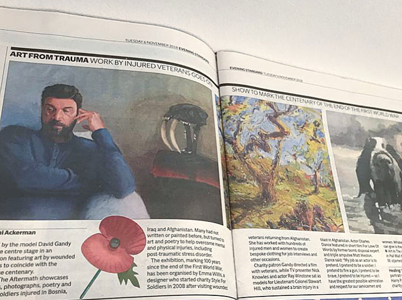 EVENING STANDARD: ART BY INJURED VETERANS